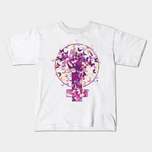Feminist Symbol Support Feminism Version 3 Kids T-Shirt